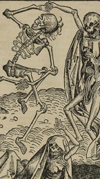 The Nuremberg Chronicles Momento Mori illustration