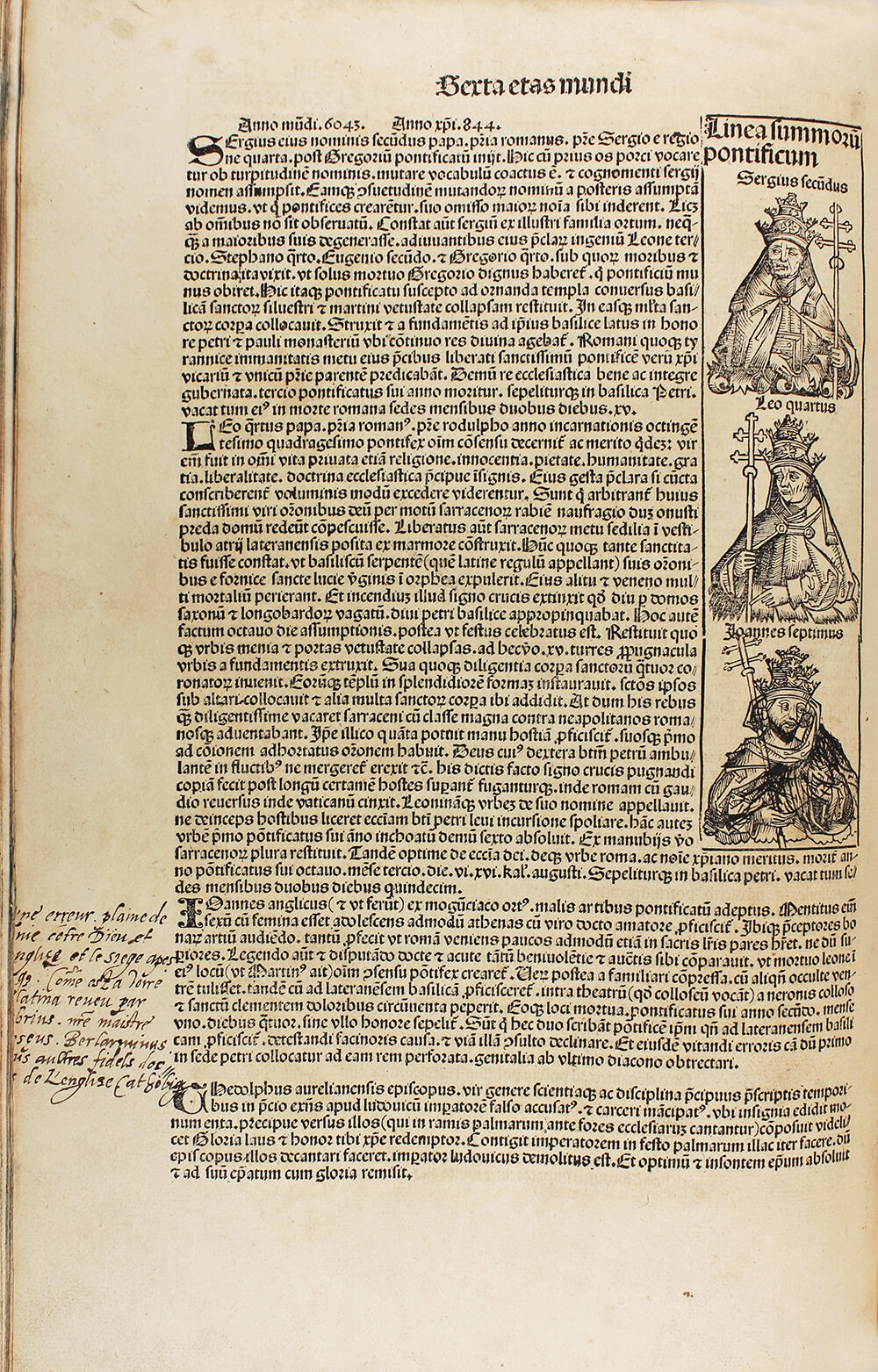 The Nuremberg Chronicles Treating Pope Joan